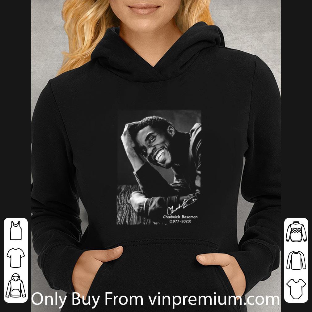 Awesome Rip Chadwick Boseman 1977 2020 Black Panther Signature Poster shirt