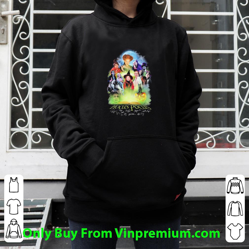 Great Halloween Hocus Pocus Signatures shirt