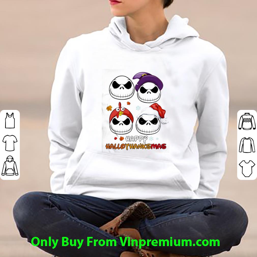Nice Jack Skellington Happy Hallothanksmas shirt 5 Nice Jack Skellington Happy Hallothanksmas shirt