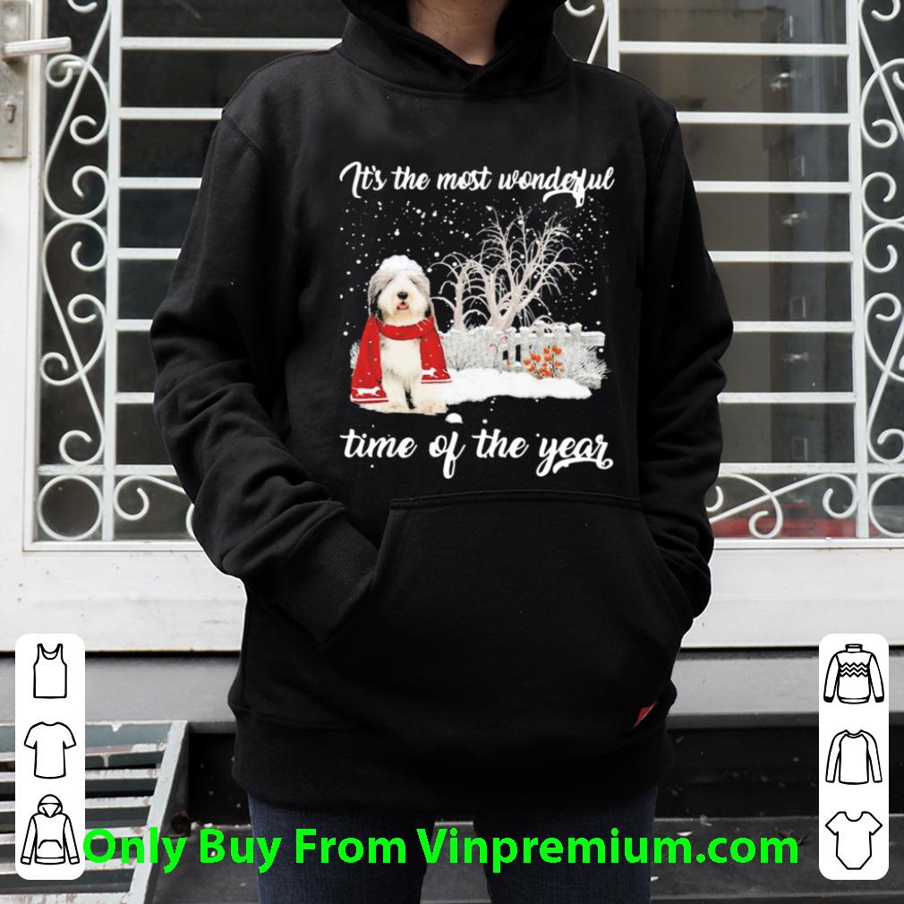 Original Sheep Dog Its The Most Wonderful Time Of The Year Christmas shirt