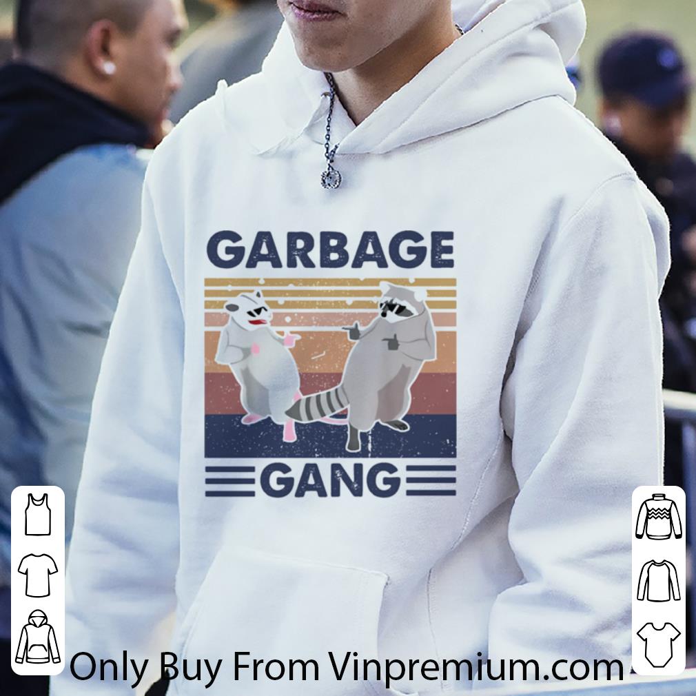 Nice Vintage Raccoon Garbage Gang shirt 5 Nice Vintage Raccoon Garbage Gang shirt