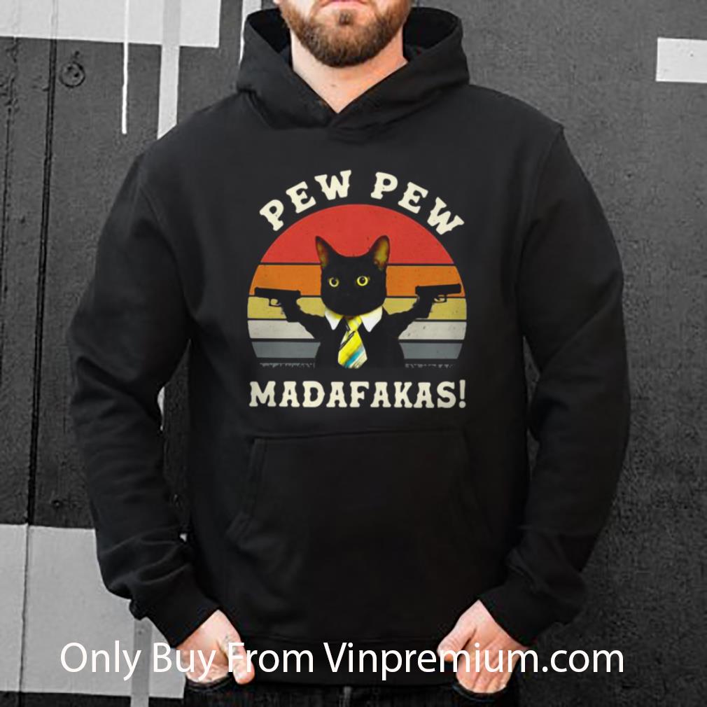 Hot John Wick Black Cat Pew Pew Madafakas Vintage shirt