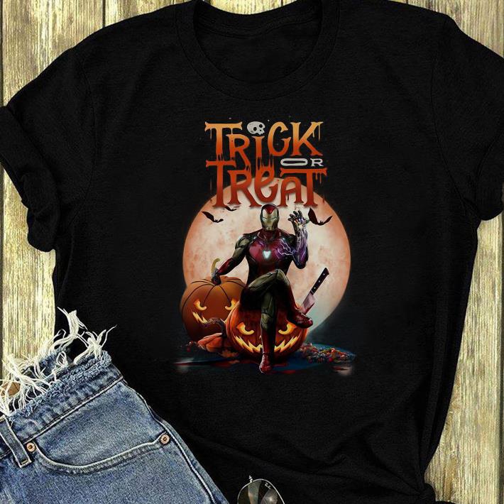 Top Iron Man Trick Or Treat Halloween shirt