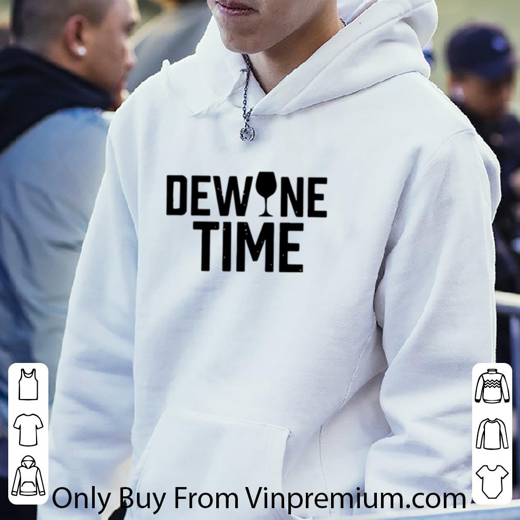 Original Dewine Time Glasses Of Wine shirt
