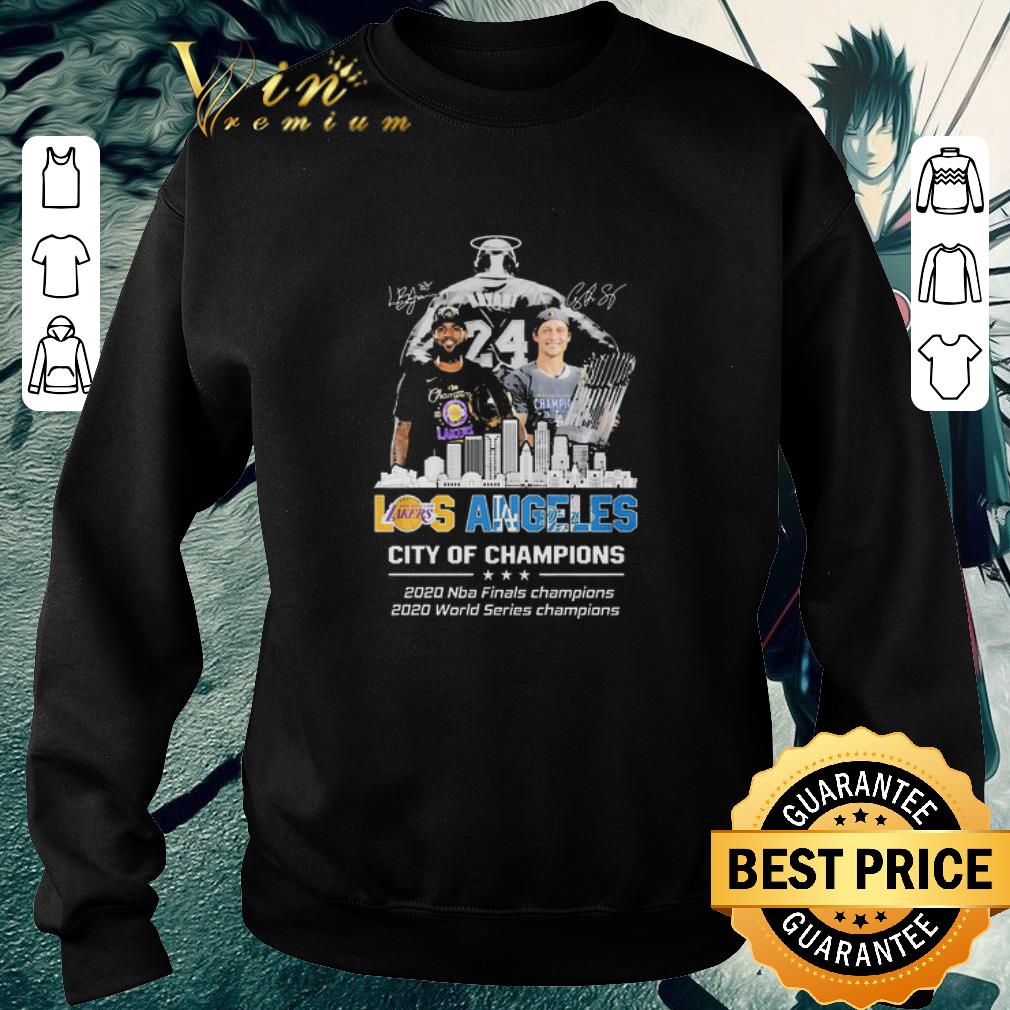 Los Angeles Lakers And Los Angeles Dodgers City Of Champion 2020 shirt