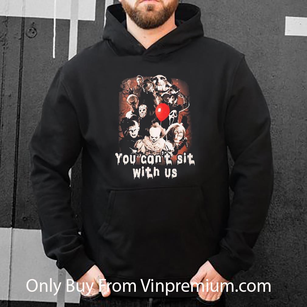 Official You Can’t Sit With Us Halloween Horror Character shirt