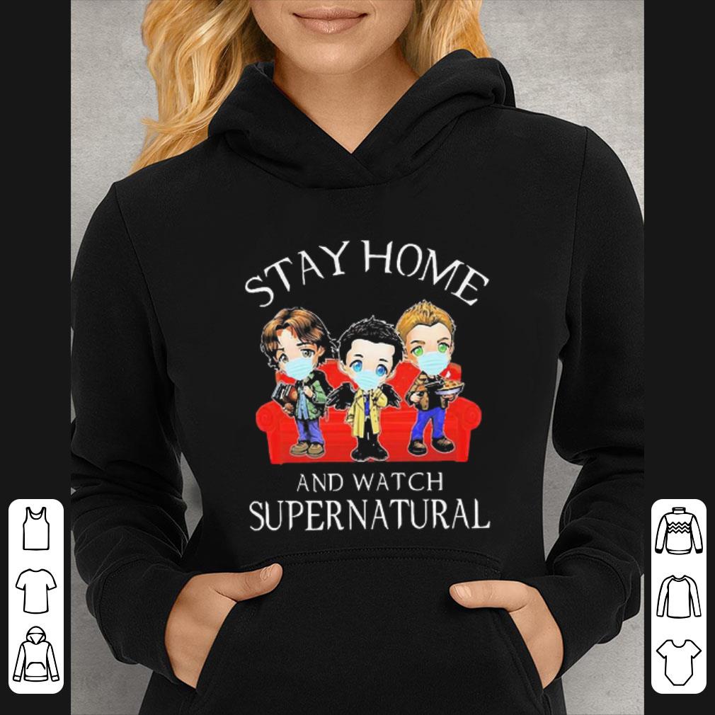 Official Stay Home And Watch Supernatural Chibi Covid-19 shirt