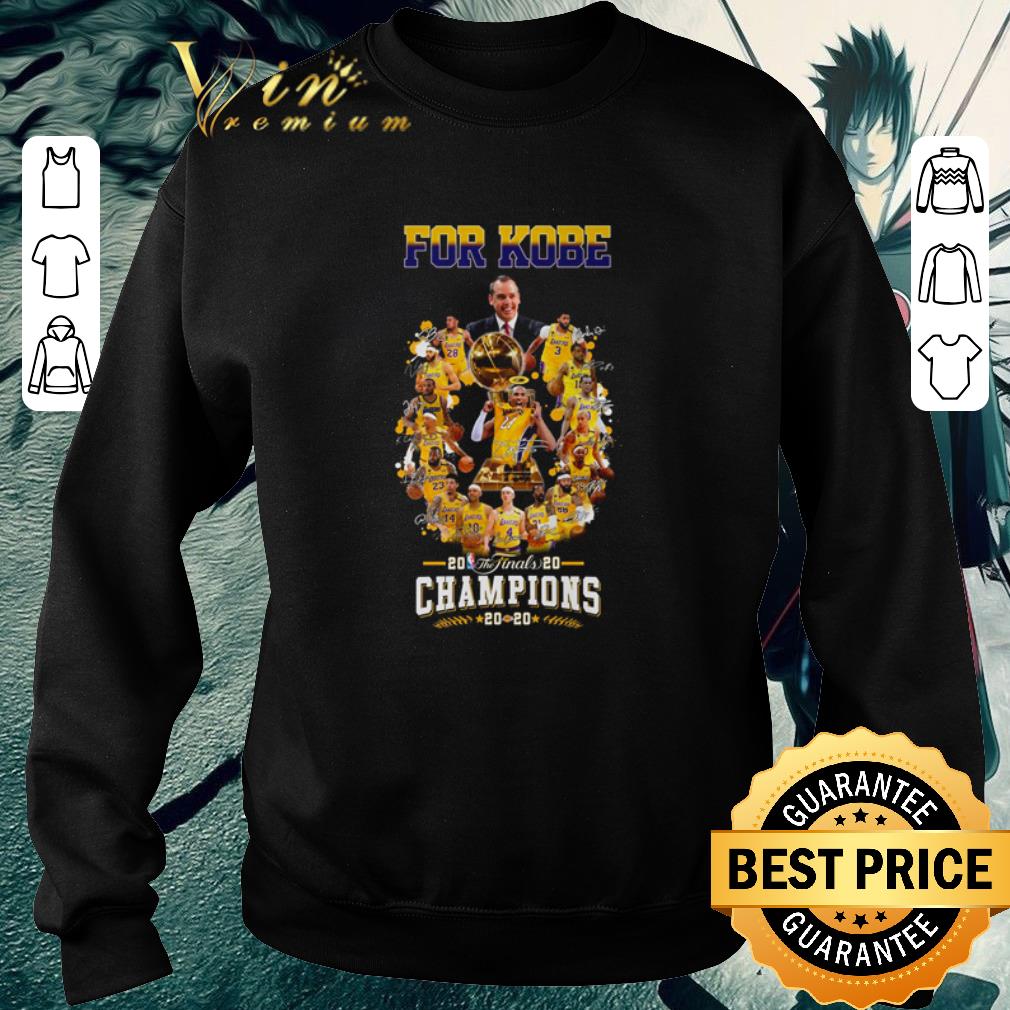 Awesome Los Angeles Lakers for Kobe 2020 the finals Champions shirt 5 Awesome Los Angeles Lakers for Kobe 2020 the finals Champions shirt