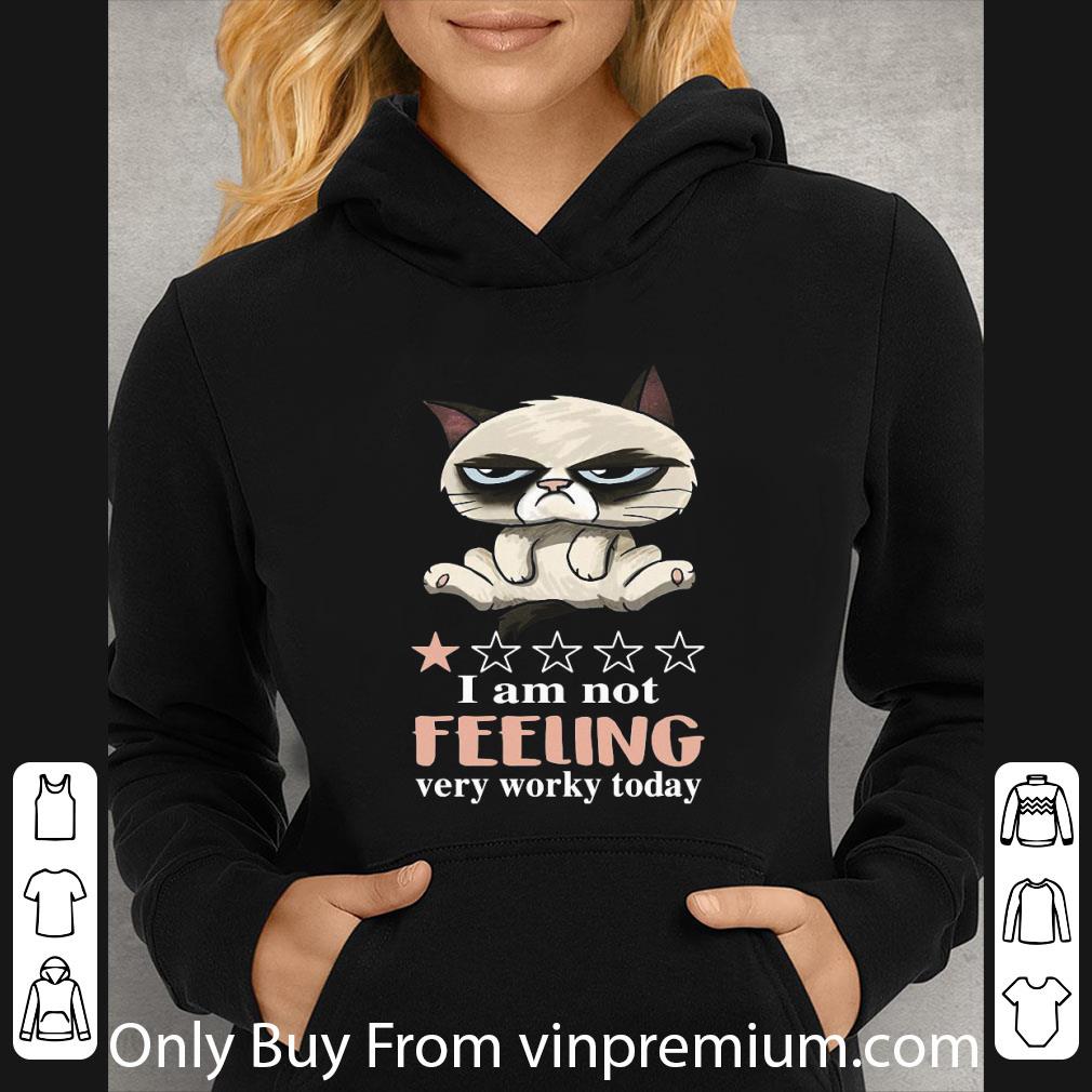 Pretty Cat Grumpy I Am Not Feeling Very Worky Today shirt 5 Pretty Cat Grumpy I Am Not Feeling Very Worky Today shirt