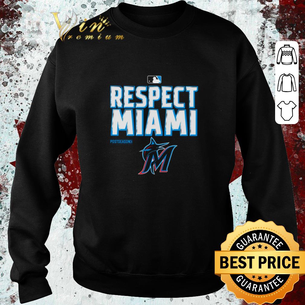 Original Respect Miami Marlins baseball team shirt