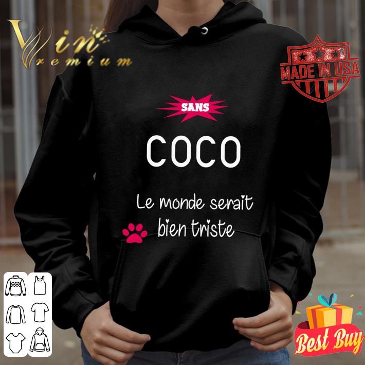 Hot Sans coco le monde serait bien triste shirt