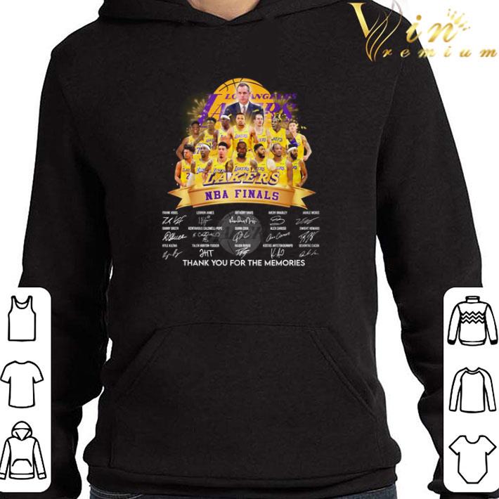 Los Angeles Lakers Lakers NBA finals thank you for the memories shirt