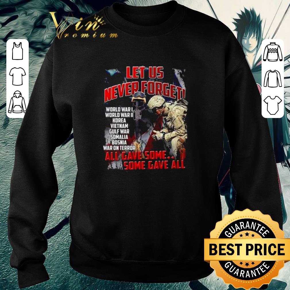 Hot Veteran let us never forget all gave some some gave all shirt 5 Hot Veteran let us never forget all gave some some gave all shirt