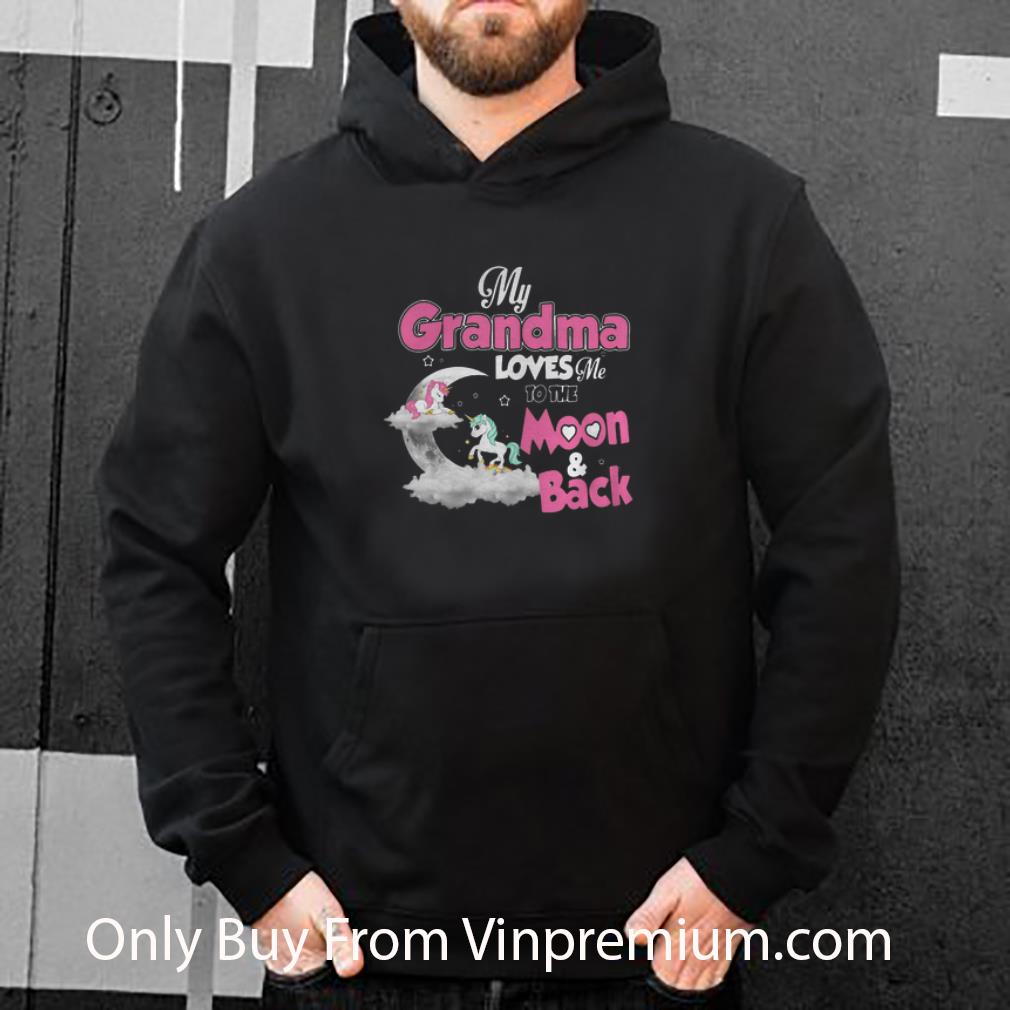 Pretty My Grandma Loves Me To The Moon And Back Unicorns Horses shirt 5 Pretty My Grandma Loves Me To The Moon And Back Unicorns Horses shirt