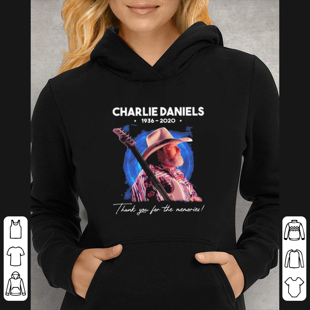 Awesome Charlie Daniels 1936 2020 Thank You For The Memories shirt