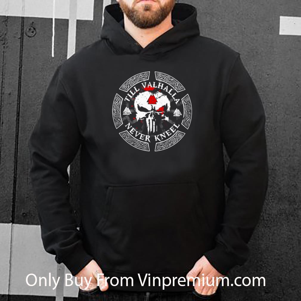 Official Viking The Valhalla Never Kneel Version Skull shirt 5 Official Viking The Valhalla Never Kneel Version Skull shirt