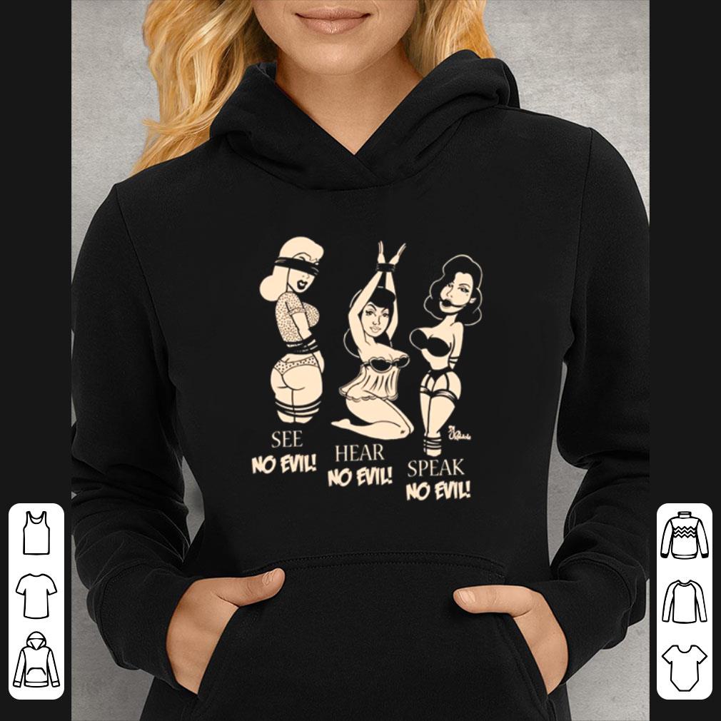 Original Girls See No Evil Hear No Evil Speak No Evil shirt