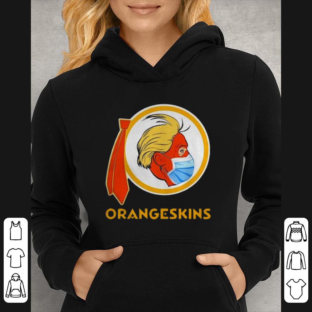 Top Donald Trump Mask Washington Redskins Orangeskins shirt