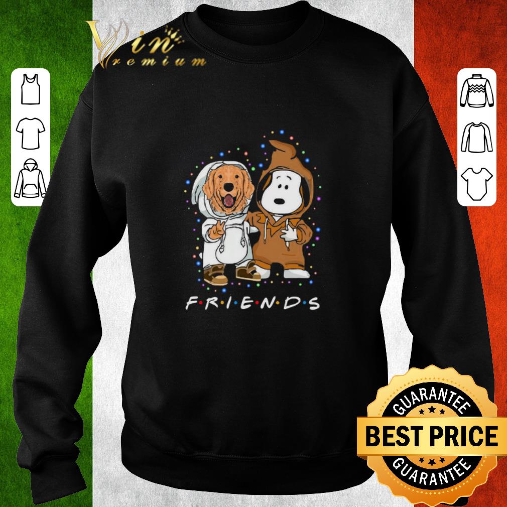 Pretty Baby Golden Retriever And Snoopy Friends Christmas Light 