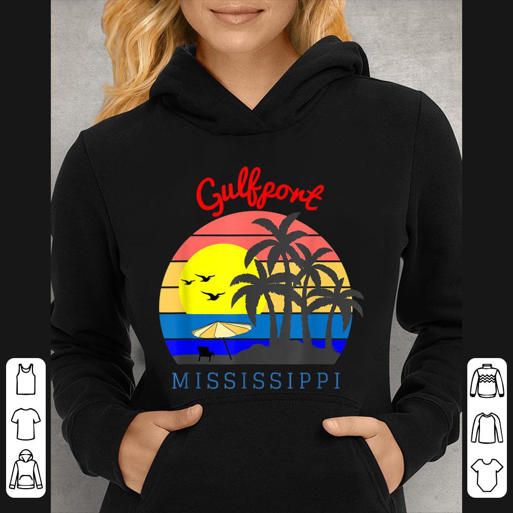 Pretty Vintage Retro Beach Gulfport Mississippi shirt