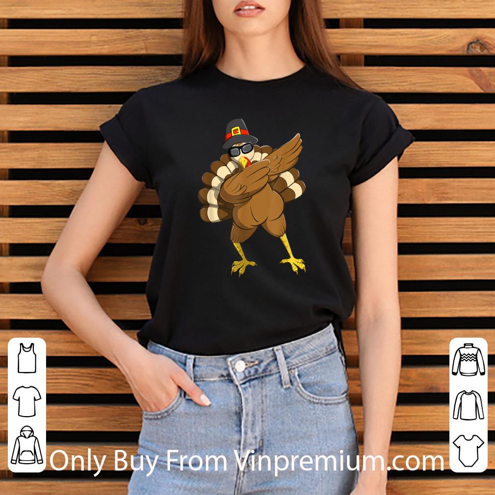 Top Dabbing Turkey Happy Thanksgiving Day shirt