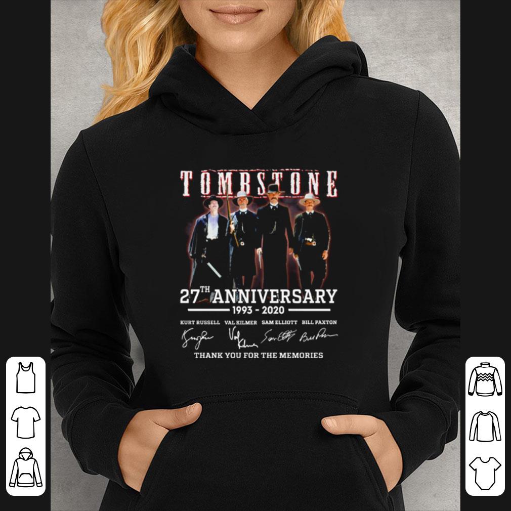 Premium Tombstone 27th Anniversary 1993-2020 Signatures shirt
