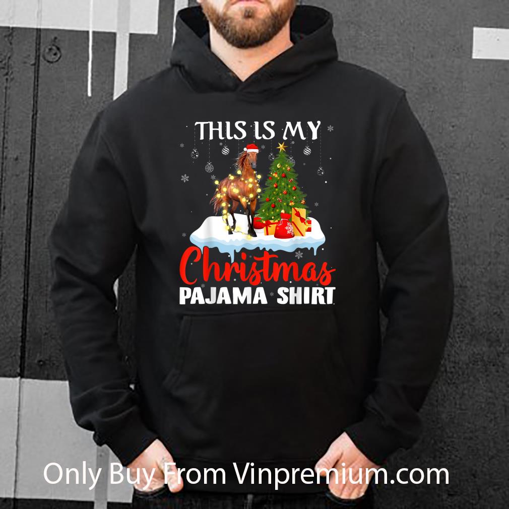 Premium This Is My Christmas Pajama Shirt Horse Matching Family shirt