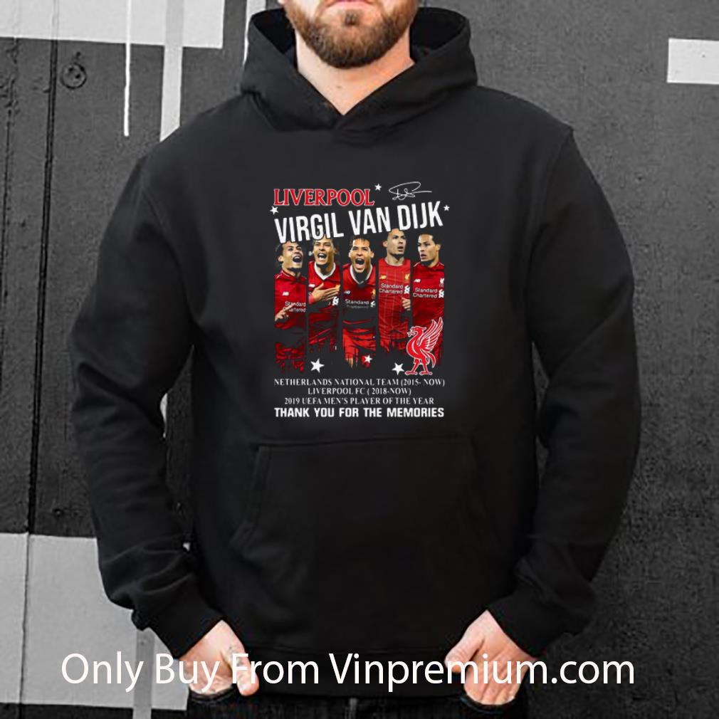 Top Liverpool National Team 2015-now Player Of The Year Thank You For The Memories Signature shirt