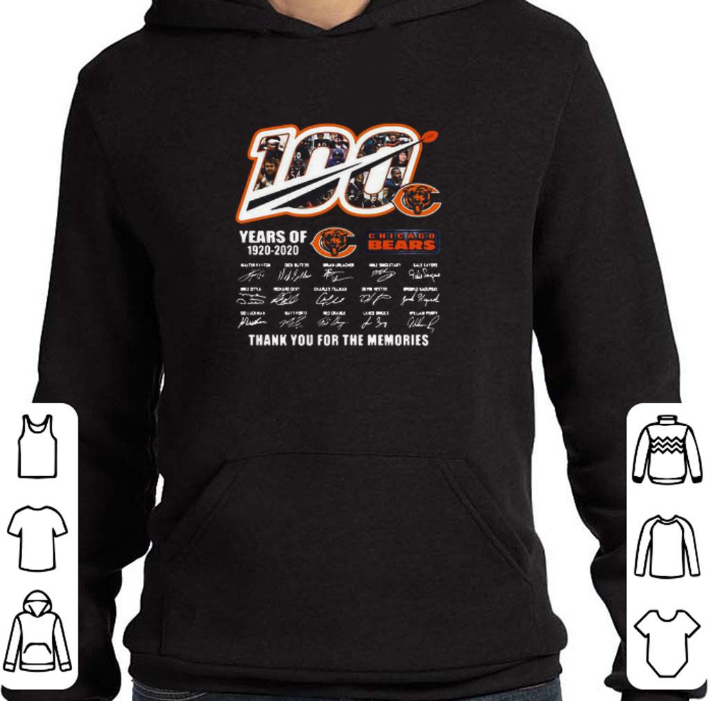 Top 100 Years Of Chicago Bears 1920 2020 Thank You For The Memories Signatures shirt 5 Top 100 Years Of Chicago Bears 1920 2020 Thank You For The Memories Signatures shirt