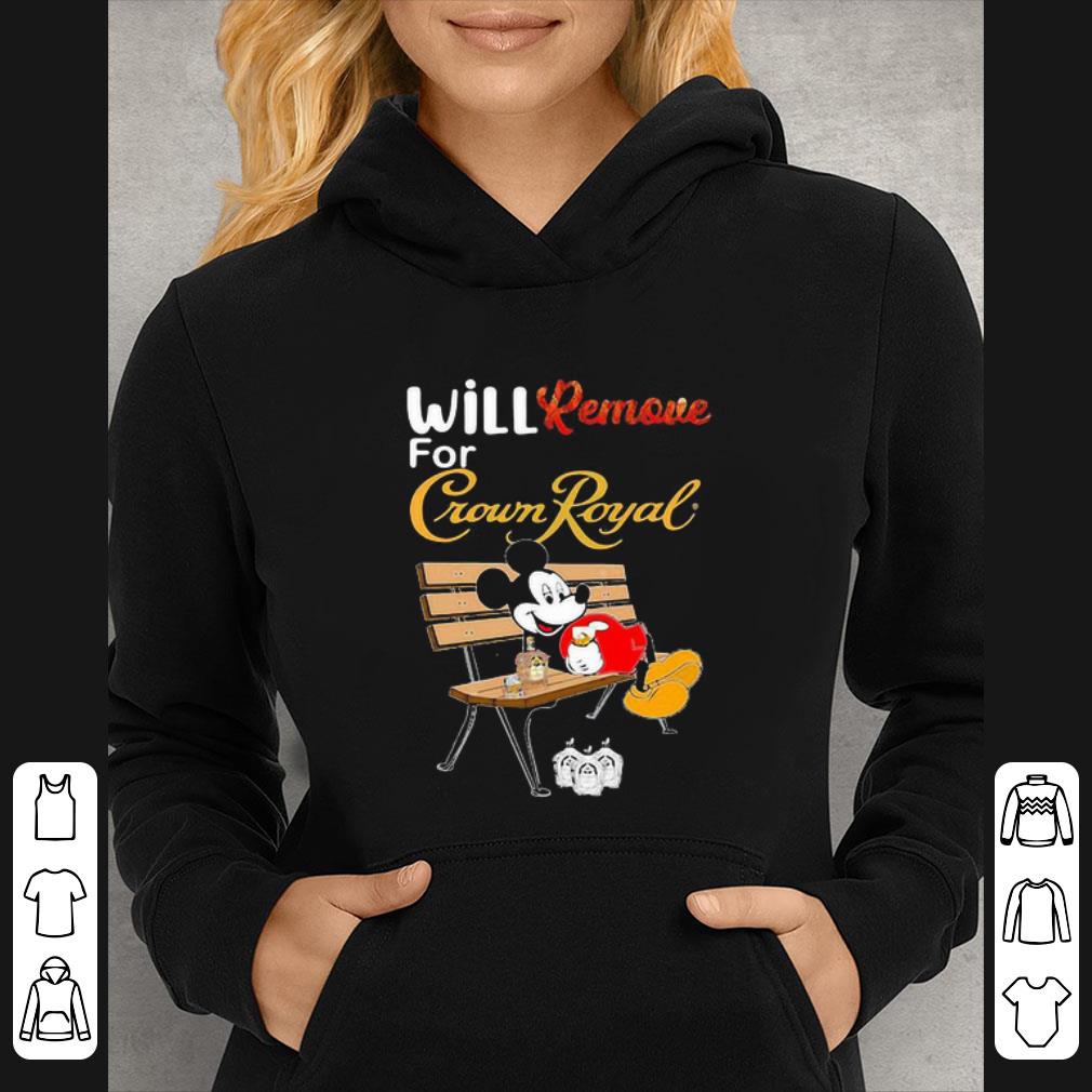 Awesome Mickey Mouse Will Remove For Crown Royal shirt