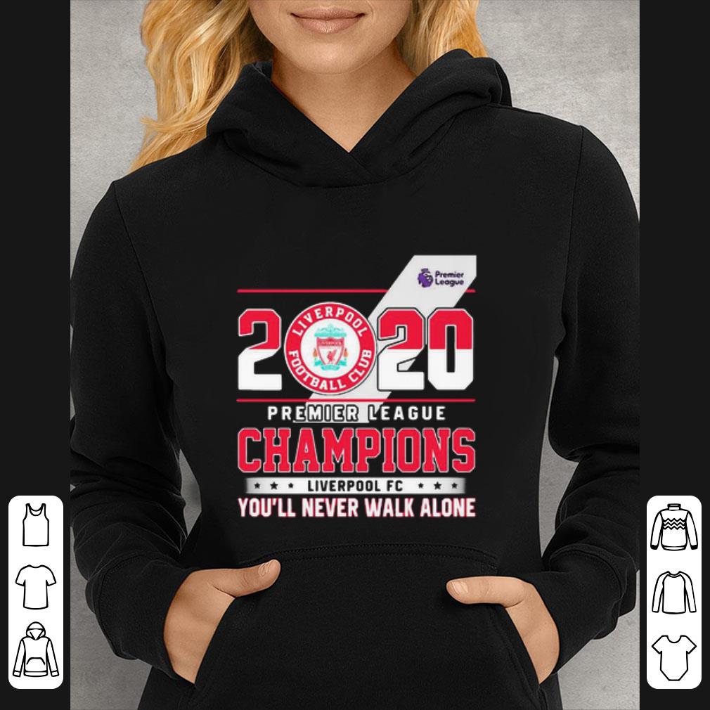 Top 2020 Premier League Champions Liverpool Fc You’ll Never Walk Alone Stars shirt