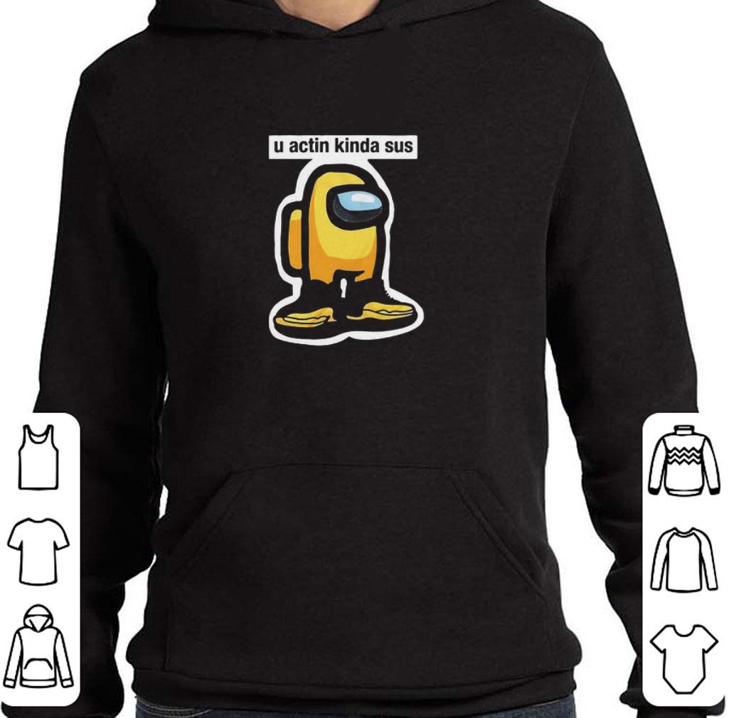 Awesome Premium U Actin Kinda Sus Among Yellow And Black Jordan 12 shirt 5 Awesome Premium U Actin Kinda Sus Among Yellow And Black Jordan 12 shirt