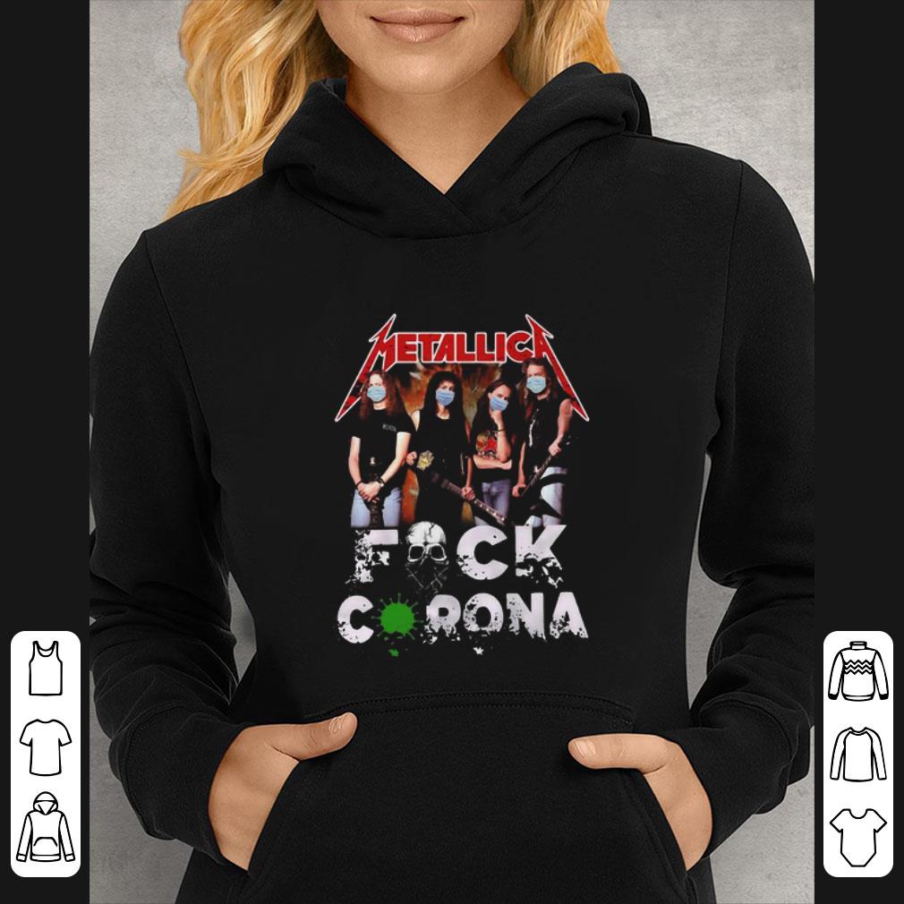 Nice Metallica Mask Fuck Coronavirus Skull shirt