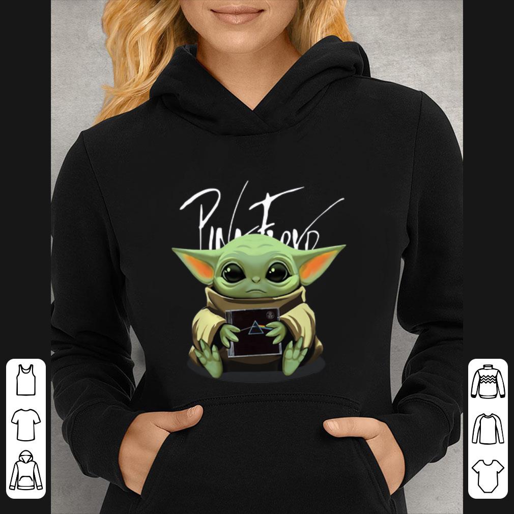 Awesome Baby Yoda hug Pink Floyd Album shirt