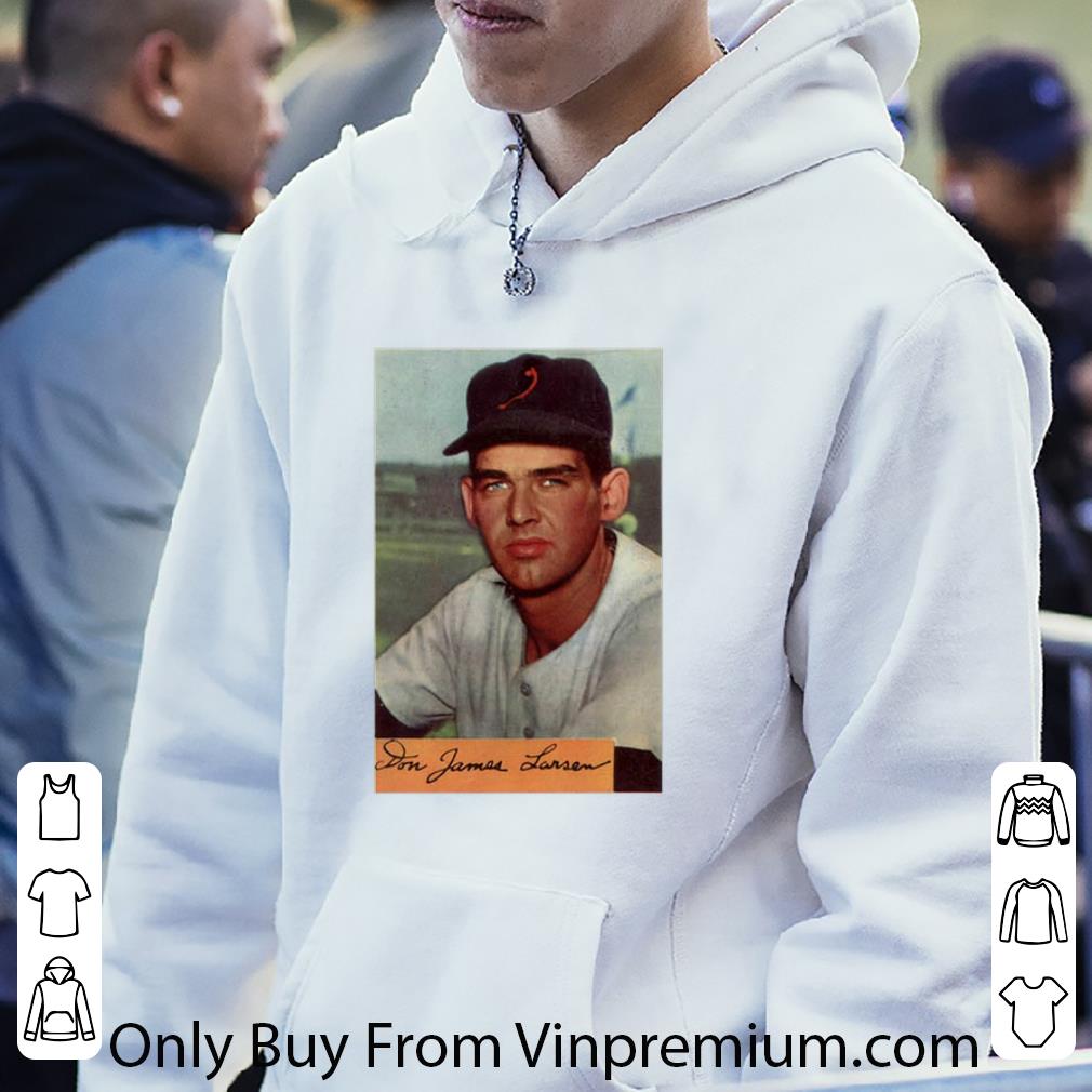 Top Rip Don James Larsen signature thank you for the memories shirt 5 Top Rip Don James Larsen signature thank you for the memories shirt