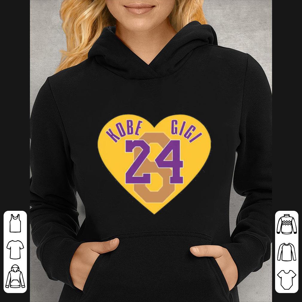 Nice Kobe Bryant Love Kobe Gigi 824 Heart shirt