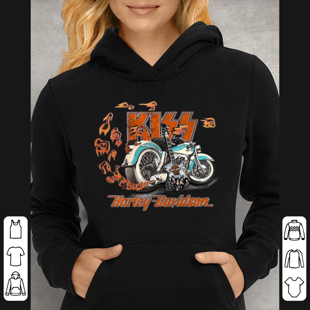 Great KISS Band Harley-Davidson Motor Guitar shirt