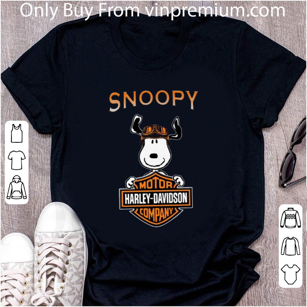 Official Snoopy Motor Harley Davidson shirt 1 Official Snoopy Motor Harley Davidson shirt 2