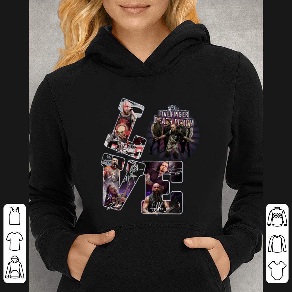 Nice Love Finger Death Punch Signatures shirt