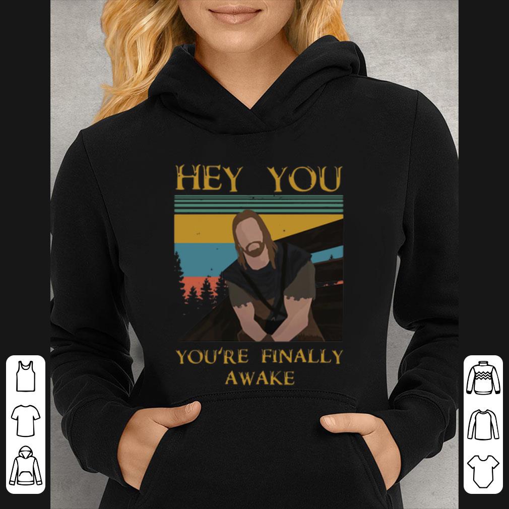Top Vintage Brynjolf Skyrim Hey You You’re Finally Awake shirt