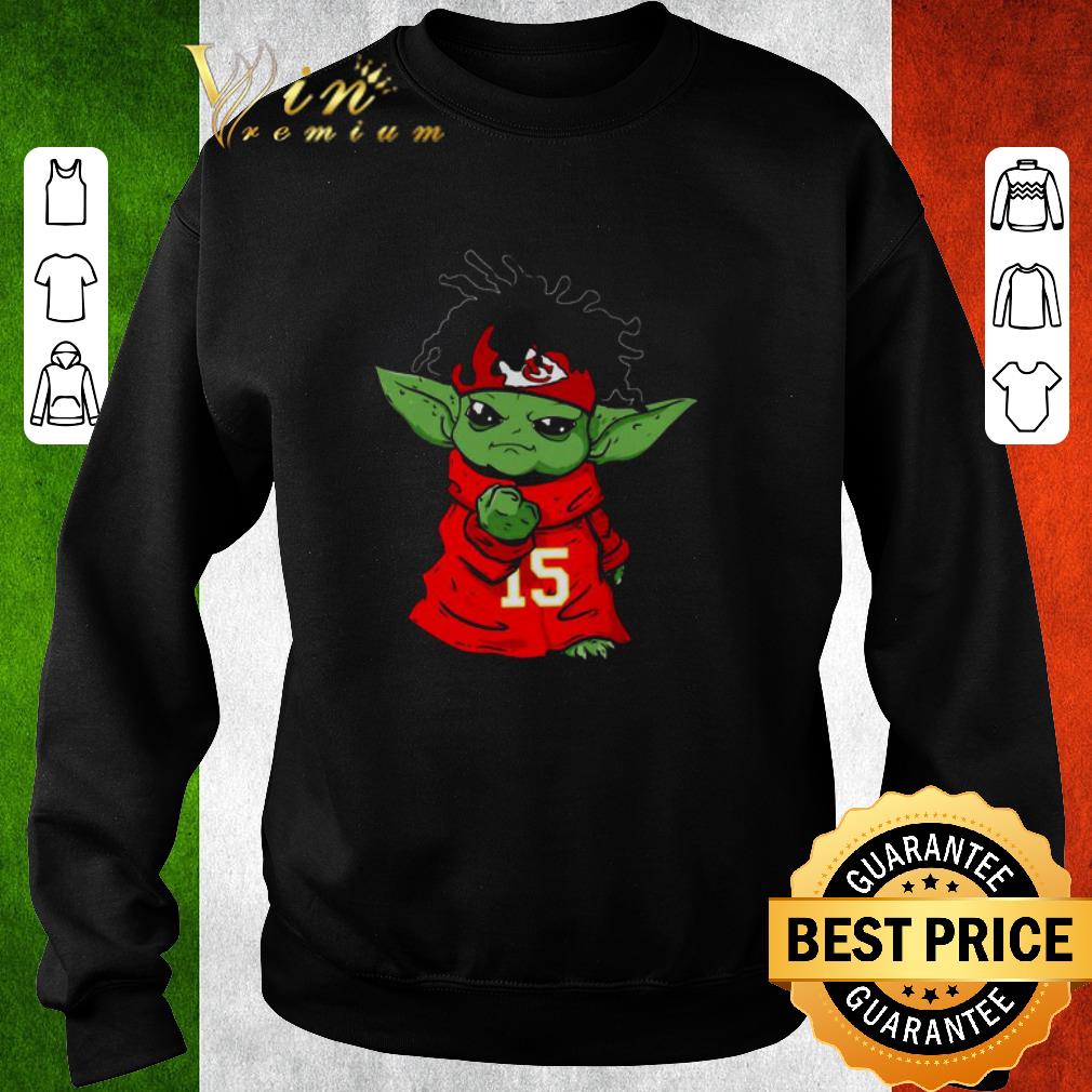 Official Baby Yoda Patrick Mahomes Kansas City Chiefs 15 shirt