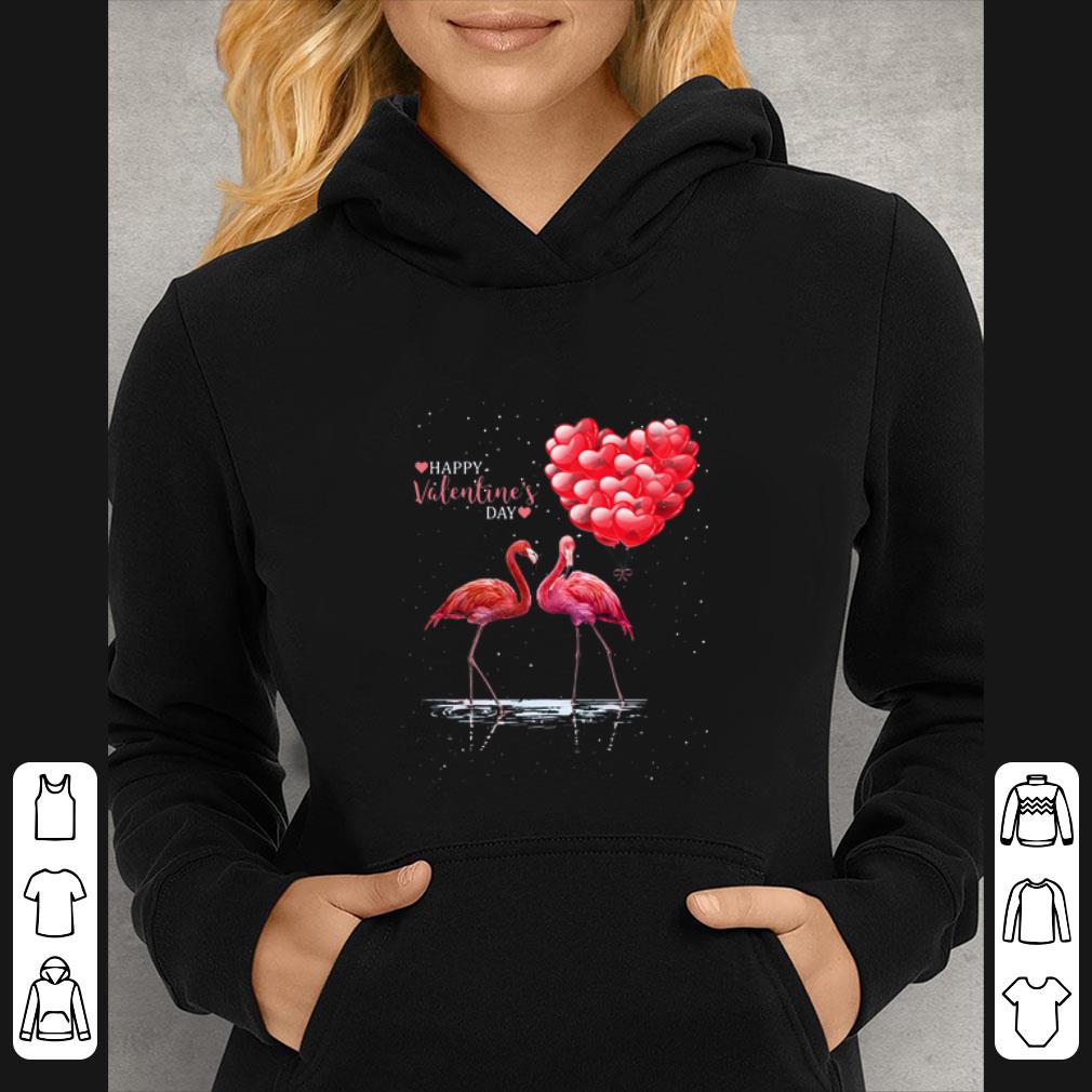 Top Flamingos Happy Valentine’s day shirt
