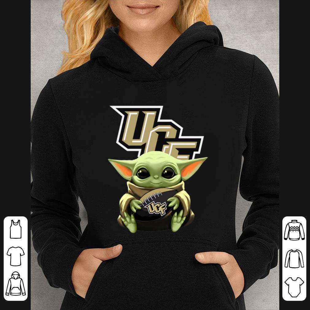 Awesome Baby Yoda Hug UCF Knights shirt