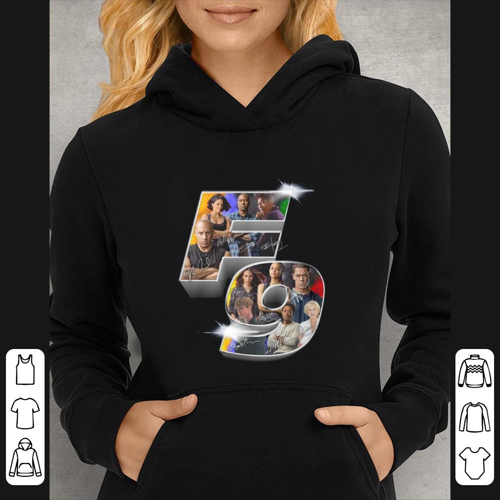 Official Fast And Furious F9 Signatures shirt