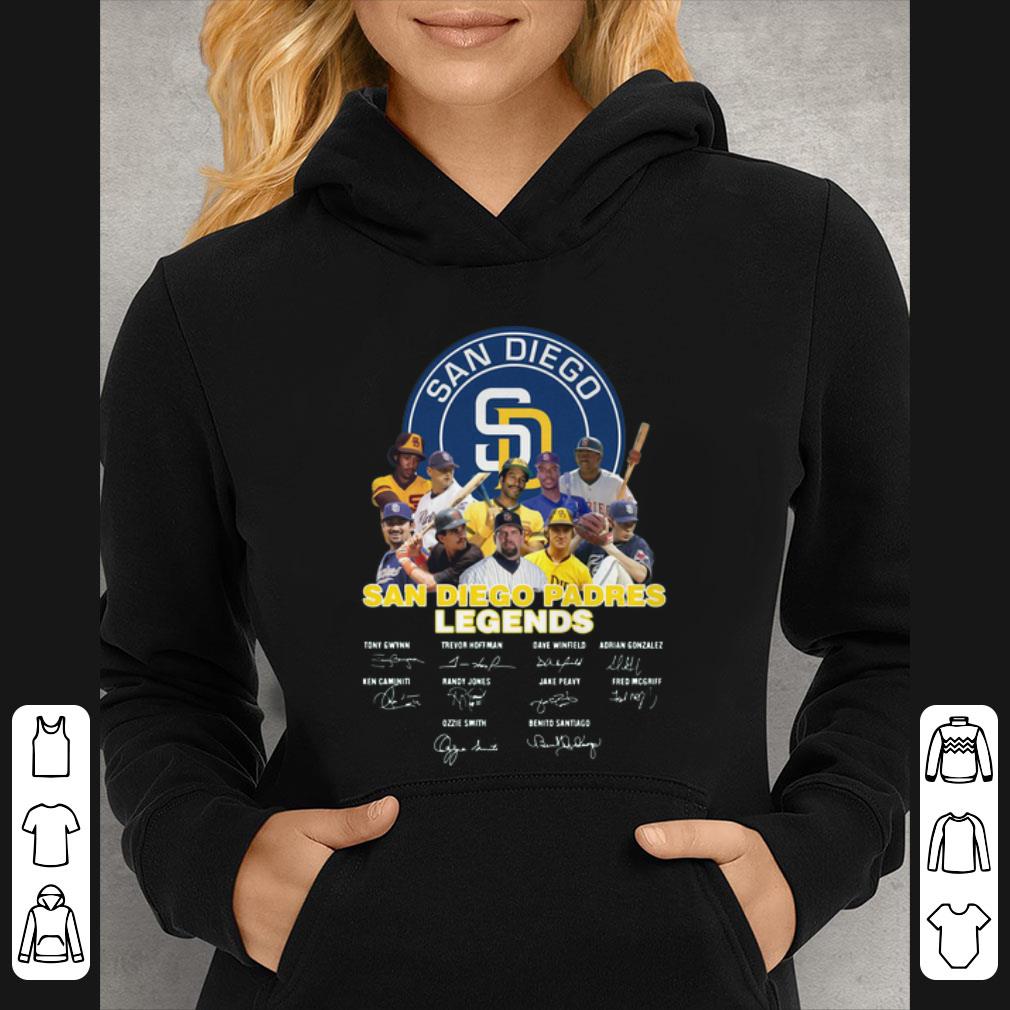 Official San Diego Padres MLB Legends Signatures shirt