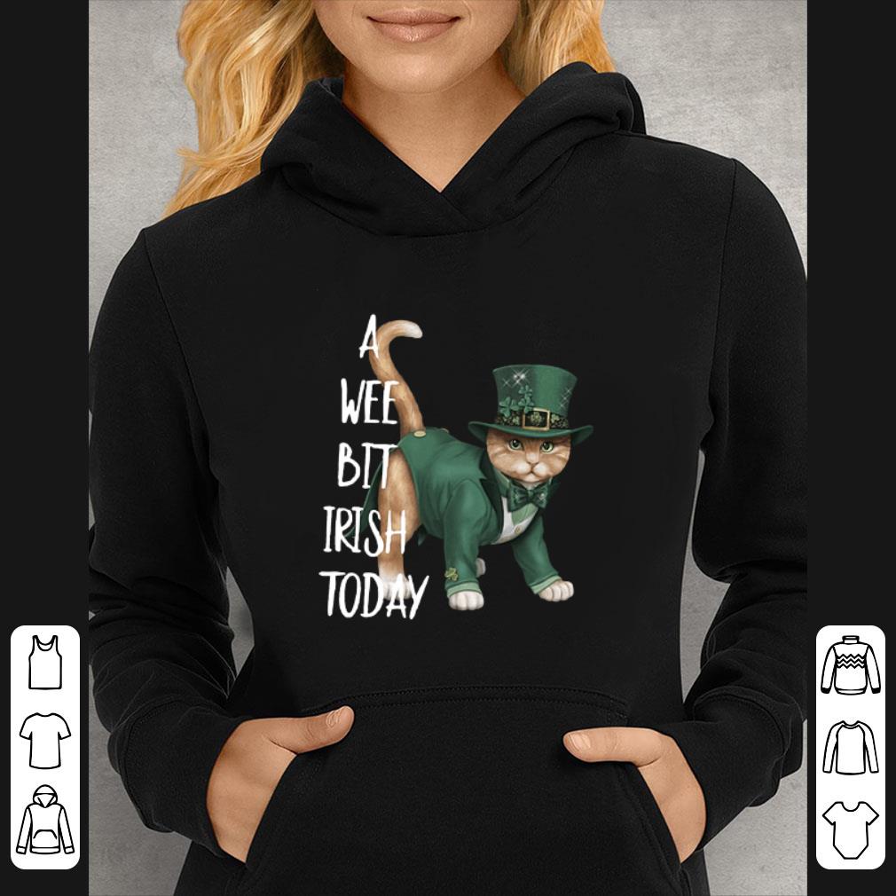 Hot Cat A Wee Bit Irish Today shirt