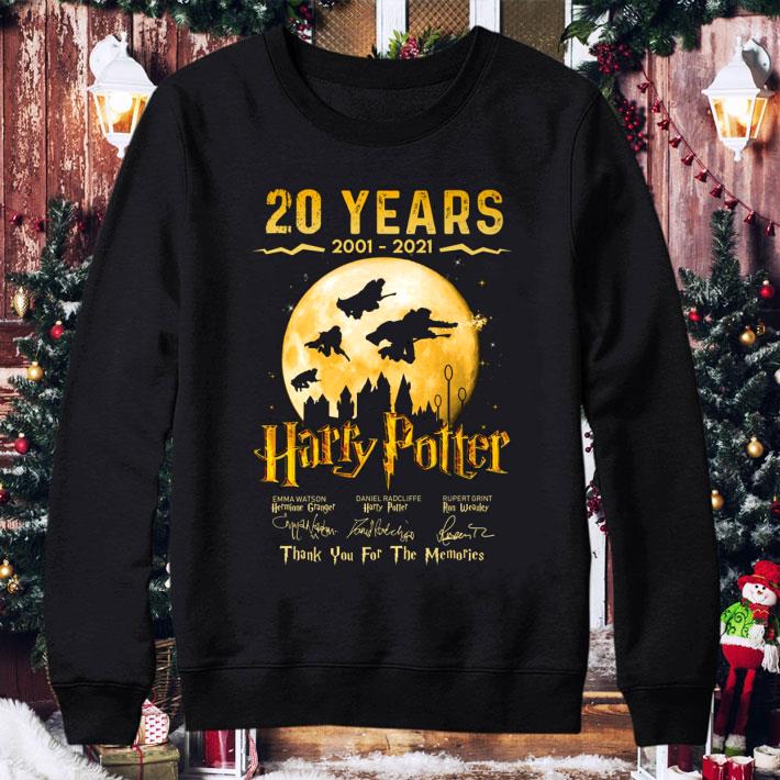 Hot 20 Years 2001-2021 Harry Potter Thank You For The Memories Shirt 7 20 Years 2001-2021 Harry Potter Thank You For The Memories Shirt