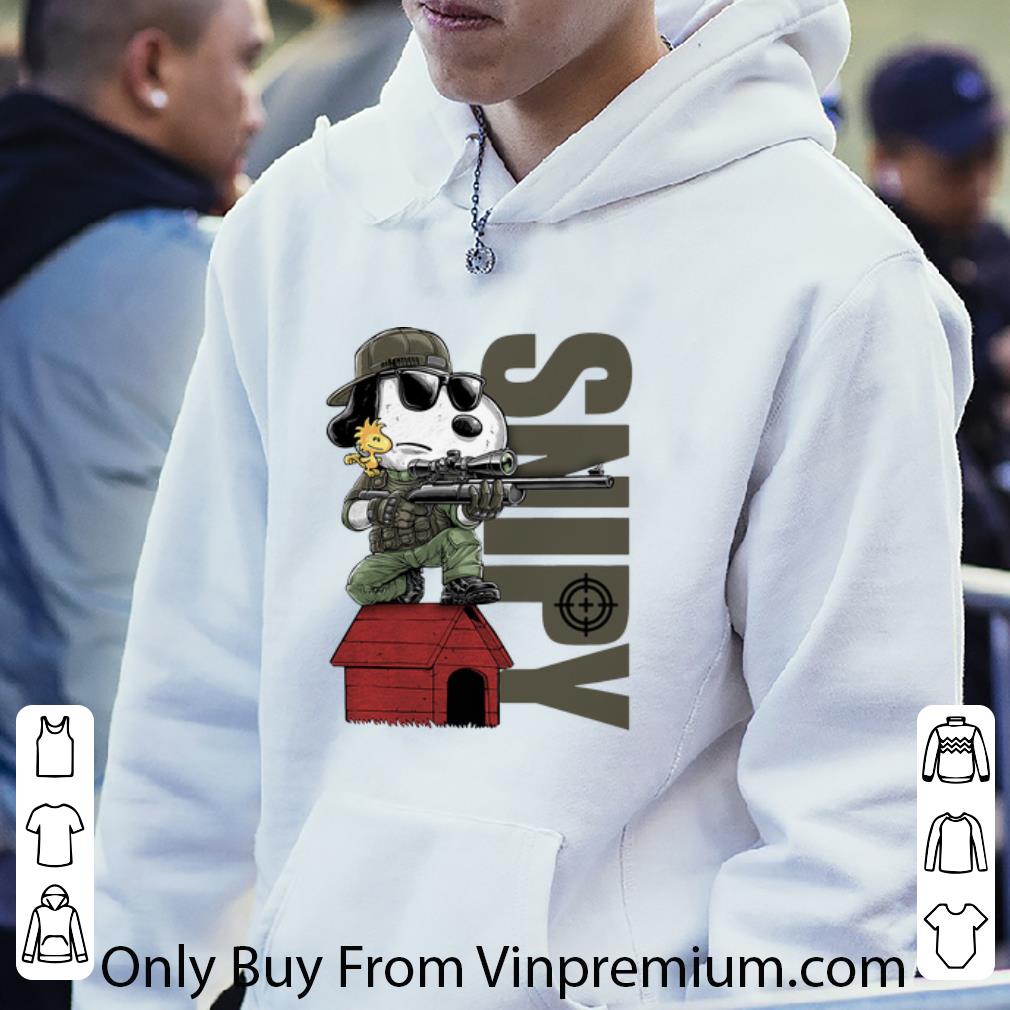 Pretty Sniper Snoopy And Woodstock Snipy shirt
