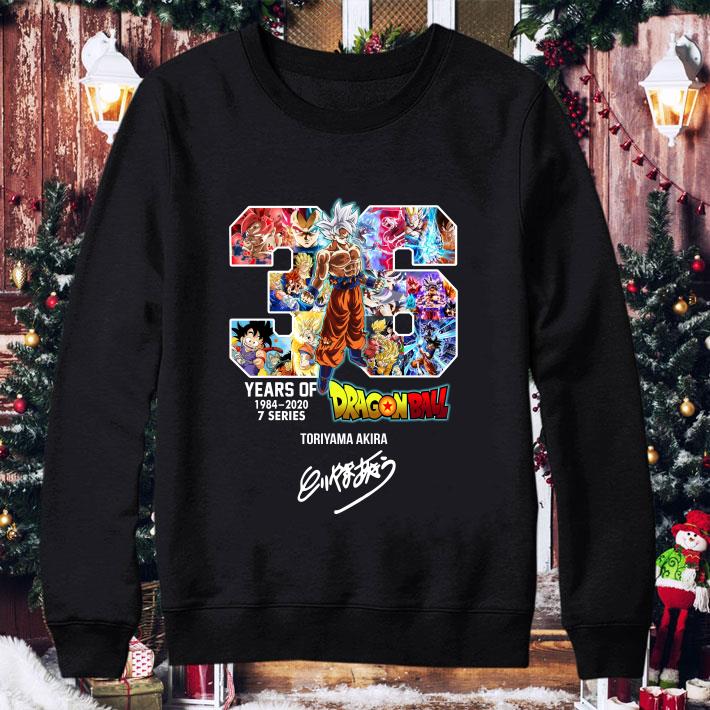 Original 36 Years Of Dragonball 1984-2020 Toriyama Akira Signature shirt 7 36 Years Of Dragonball 1984-2020 Toriyama Akira Signature shirt
