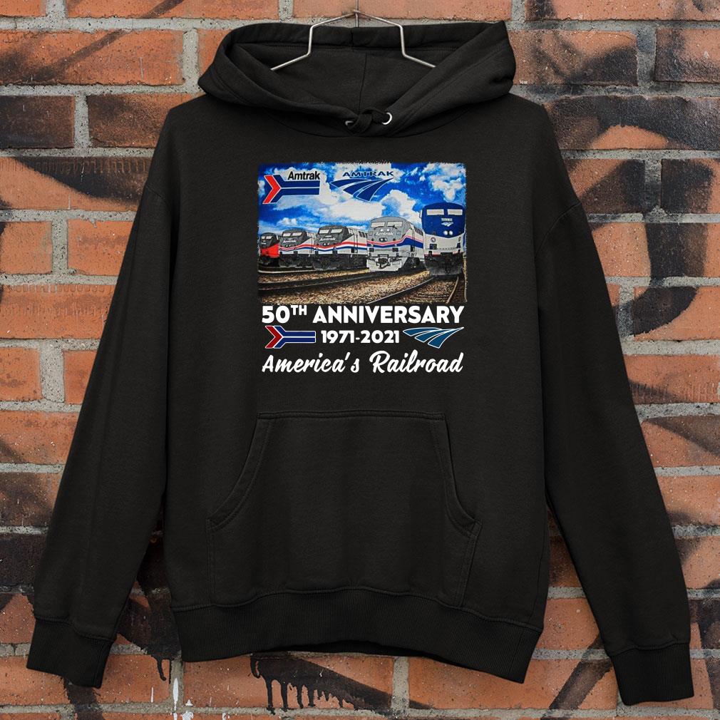 Hot Amtrak 50th anniversary 1971-2021 America's Railroad other shirt 7 Amtrak 50th anniversary 1971-2021 America's Railroad other shirt